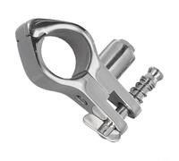 babominimer Abrazaderas de bisagra de toldo marino de acero inoxidable 316 de 22/25 mm para riel superior Bimini, tapa deslizante de ojo, clips de tubo de apertura para barcos y yates (22 mm)