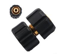 babominimer Acoplamiento de manguera de lavado de alta presión M22 x 1,5 IG a M22 x 1,5 IG adaptador de latón apretado a mano, conector de 14 mm para Karcher HD HDS y Kranzle, 400 bar máx