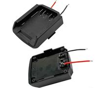 babominimer Adaptador de batería para herramienta eléctrica Dongcheng 298 Martillo eléctrico - Carcasa ABS de 92 x 60 mm, clips de cobre grueso de alta corriente, coche portátil (con cable)