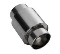 babominimer Adaptador de tubo de extensión de tubo de acero inoxidable para estufa, tubo de chimenea de 60 mm de diámetro para estufa de leña, estufa de tienda de campaña, chimenea, quemador de leña y