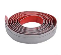 babominimer Alfombra para borde de TPE, tira de transición de suelo para umbrales sin costuras entre alfombras y suelos, para una fácil instalación, barrera protectora para puertas, pasillos (gris, 3