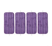 babominimer Almohadillas de microfibra reutilizables para mopa Swiffer para chorro húmedo, recambios lavables para suelos de madera dura, azulejos de piedra, paños de limpieza morados, paquete de 4 a