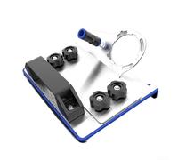 babominimer Amoladora angular de 45 grados, herramienta profesional de corte de azulejos, guía de corte de bordes de acero inoxidable para acabado de piedra de pizarra de mármol (180 mm)