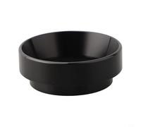 babominimer Anillo dosificador magnético de café de aluminio de 49 mm, embudo dosificador para tazón de cerveza, cesta de polvo, accesorio de portafiltro compatible con portafiltros de 49 mm (negro)