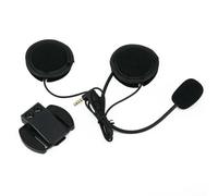 babominimer Auriculares para casco de motocicleta V6 1200M Kit de intercomunicación con micrófono y altavoz, material ABS, conector de 3,5 mm, compatible con comunicación de motociclista, compatible
