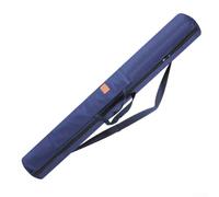 babominimer Bolsa de almacenamiento de lona para caña de pescar, 4 m, gran capacidad, con bolsillos laterales y correa para el hombro, tubo plegable para paraguas de pesca y equipo de aparejos, (azul)