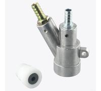 babominimer Boquilla de chorro de carburo de boro para chorro de arena, piezas de repuesto de acero inoxidable con diámetro interno de 8 mm, tamaño de 35 x 20 mm para manual y automático