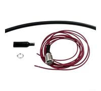 babominimer Botón de interruptor de manillar de motocicleta con bloqueo automático con aleación y ABS plateado, compatible con la mayoría de aluminio