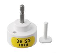 babominimer Broca eléctrica para tapado de botellas con vástago hexagonal de 1/4 pulgadas, cabezal de sellado de plástico compatible con 10-50 mm, adaptador de mano para uso doméstico o taller