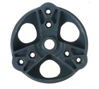 babominimer Buje de turbina eólica de acero grueso para generadores de 3 o 5 aspas tipo S/M (S/M), construcción de metal resistente para sistemas de energía alternativos, fácil de instalar, diseño de