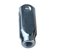 babominimer Cabezal de varilla de freno con hebilla para manillar, aleación de aluminio, repuesto de motocicleta en forma de U, negro/rojo/dorado/M6/m8, rosca de escala compatible con la mayoría de