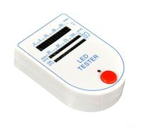 babominimer Caja de prueba LED para probador LED, probador de batería de bombilla LED de mano, 2-150 mA, rango de corriente, 2 pines, 4 pines, dispositivo de prueba de módulo LED piraña, 9 V