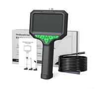 babominimer Cámara de boroscopio de mano con pantalla de 4.3 pulgadas, lente de enfoque automático de 5 MP, cable de 500 cm, impermeable IP68, batería de 2600 mAh para reparación de automóviles y