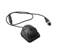 babominimer Cámara de estacionamiento de 4 pines AHD 1080P ojo de pez gran angular para camión, RV y autobús, vista frontal, 12 V, diseño impermeable