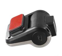 babominimer Cámara DVR de coche 1080P con sensor G, grabadora de video gran angular de 170° para cámara de salpicadero, soporta TF 32G, formato MOV, 30 fps, material ABS, para una fácil instalación