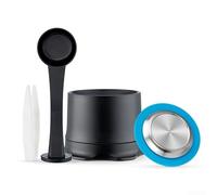 babominimer Cápsula de café recargable con filtro de acero inoxidable, reutilizable y lavable, alternativa al papel, resistente al calor, compatible con (juego)