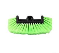 babominimer Cepillo de limpieza multifuncional desmontable con cerdas suaves y cabezal de cuatro lados para ruedas y paneles de carrocería, color verde
