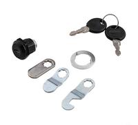 babominimer Cerradura de leva de acero de 5/8 pulgadas con llaves para archivador, cajón, buzón, almacenamiento de RV, incluye 3 placas de bloqueo, se adapta a paneles de menos de 12 mm, fácil de
