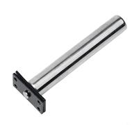babominimer Cierrapuertas oculto cromado para puertas interiores de hasta 50 kg - Cadena tubular de cierre suave automático - Resistente al fuego media hora - Sin manos (negro)