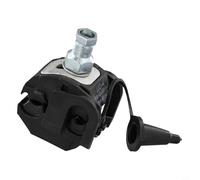 babominimer Conector de perforación de aislamiento JJC-4, dispositivo de rama, 157 A, 50-150 mm², línea principal, 6-35 mm², bloque de terminales de alambre eléctrico