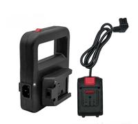 babominimer Convertidor de batería 2 en 1 para herramientas, conector divisor de potencia dual con cable para bombas de agua de batería de litio, compatible con taladros y llaves