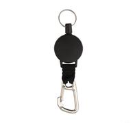 babominimer Cordón retráctil de acero inoxidable 316 ajustable con gancho de clip, cuerda antipérdida para llaves de cámara subacuática, esnórquel, buceo libre