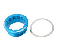 babominimer Cubierta de bloqueo de rueda libre para M6100, M7100, M8100, cuerpo de buje, 12 velocidades para herramienta de casete de bicicleta, aleación de aluminio, color negro (azul)
