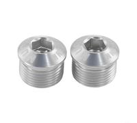 babominimer Cubiertas de pedal de aleación de aluminio M14xP1.0 protectoras compatibles con la mayoría de pedales de 14 mm para reparación de ciclismo de carretera y (9 mm)