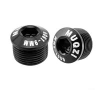babominimer Cubiertas de pedal de aleación de aluminio M14xP1.0 protectoras compatibles con la mayoría de pedales de 14 mm para reparación de ciclismo de carretera y (9 mm)
