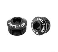 babominimer Cubiertas de pedal de aleación de aluminio M14xP1.0 protectoras compatibles con la mayoría de pedales de 14 mm para reparación de ciclismo de carretera y (6,5 mm)