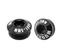 babominimer Cubiertas de pedal de aleación de aluminio M14xP1.0 protectoras compatibles con la mayoría de pedales de 14 mm para reparación de ciclismo de carretera y (5 mm)