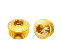babominimer Cubiertas de pedal de aleación de aluminio M14xP1.0 protectoras compatibles con la mayoría de pedales de 14 mm para reparación de ciclismo de carretera y (6,5 mm)
