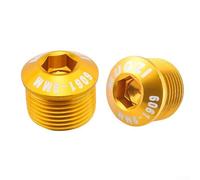 babominimer Cubiertas de pedal de aleación de aluminio M14xP1.0 protectoras compatibles con la mayoría de pedales de 14 mm para reparación de ciclismo de carretera y (9 mm)