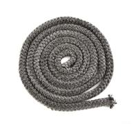 babominimer Cuerda de sellado de puerta de estufa de fibra de vidrio negra de 10 mm/12 mm de diámetro, 2 m de longitud, resistente al calor para quemadores de leña, chimeneas, estufas de pellets y
