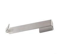 babominimer Elegantes ganchos de toalla para paredes de ducha de cristal, hechos de acero inoxidable, no requiere herramientas para la instalación