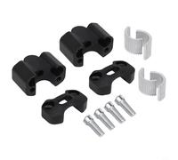 babominimer Elevador de manillar de aluminio de 2228 mm para adaptarse a vástago extendido, adaptador de aleación para motocicleta, rojo/azul/dorado/naranja/negro (naranja)