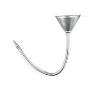 babominimer Embudo de hierro flexible con filtro para combustible de coche y motocicleta, 370 mm o 630 mm de longitud, tubo de aceite de acero inoxidable ajustable para un reabastecimiento eficiente