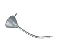 babominimer Embudo de hierro flexible con filtro para combustible de coche y motocicleta, 370 mm o 630 mm de longitud, tubo de aceite de acero inoxidable ajustable para un reabastecimiento eficiente