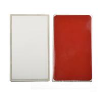 babominimer Espejo de acero de 0,3 mm, para decoración interior de vehículos, accesorio de visualización de maquillaje de cabina, panel de acero antioxidante duradero