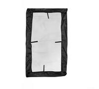babominimer Funda de repuesto para silla columpio, ligera y fácil de almacenar, diseño impermeable (negro, 213 x 122 x 18 cm)