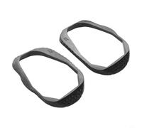 babominimer Fundas para tacos de pedal de carretera compatibles con pedales, protectores de tacos de ciclismo ABS con flecos de protección, compatibles con zapatos de carretera, (negro)