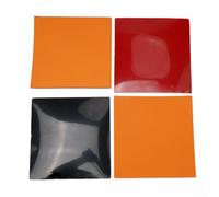 babominimer Goma de tenis de mesa con esponja dura, 2,2 mm de grosor, 39 grados para un rápido ataque y control de giro, gomas de pong rojas/negras inversas - y