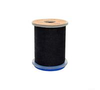babominimer Hilo fluorescente 70D para atar moscas para pesca con mosca, hilo de nailon con 100 m de longitud en carrete estándar (negro)