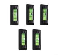 babominimer Indicador magnético de nivel de burbuja con mini viales de nivel de líquido para una alineación horizontal y paralela precisa de marcos de fotos, marcos de arte, punto de cruz F (2