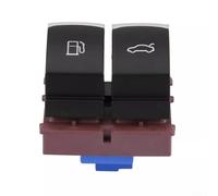 Babominimer Interruptor de liberación del tanque de combustible del coche 35D959903 3C0959903B para Passat B6 B7 2005-2011 para Golf MK5 MK6 2010-2012 OEM pieza de repuesto de plástico negro
