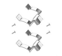 babominimer Juego completo de soportes seguros para manija de puerta de ducha para tina, con 4 tornillos para un uso fiable
