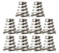 babominimer Juego de 10 resortes de liberación rápida, piezas de repuesto de eje delantero y trasero de acero inoxidable para reparación de bujes de ciclismo, apto para montaña y