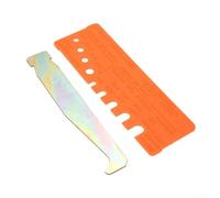 babominimer Juego de 2 herramientas de cadena de motosierra con limpiador de ranura de barra y medidor de comprobación rápida, construcción de plástico y acero para ranura, paso, profundidad, longitud