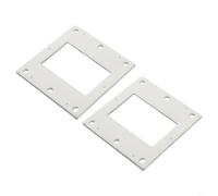 babominimer Juego de 2 juntas de fibra cerámica para intercambiadores de calor Haas+ Sohn 4.17, 5.17, 4.19, 5.19, HSP1-2 - Repuesto de junta de estufa con 12 cm de ancho y 0.5 cm de altura, color