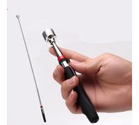 babominimer Juego de 4 herramientas telescópicas magnéticas con imán flexible de 20 pulgadas y bandeja de piezas, se extiende hasta 30.5 pulgadas, capacidad de 10 libras para recuperar tuercas, pernos